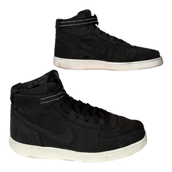 Nike x John Elliott Vandal High Premium Black Suede AR8861-001 - Picture 1 of 3